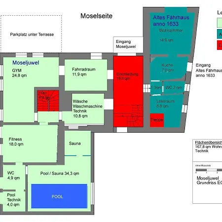 Moseljuwel Mit Exklusiver Sauna Und Indoor Pool Holiday home Traben-Trarbach